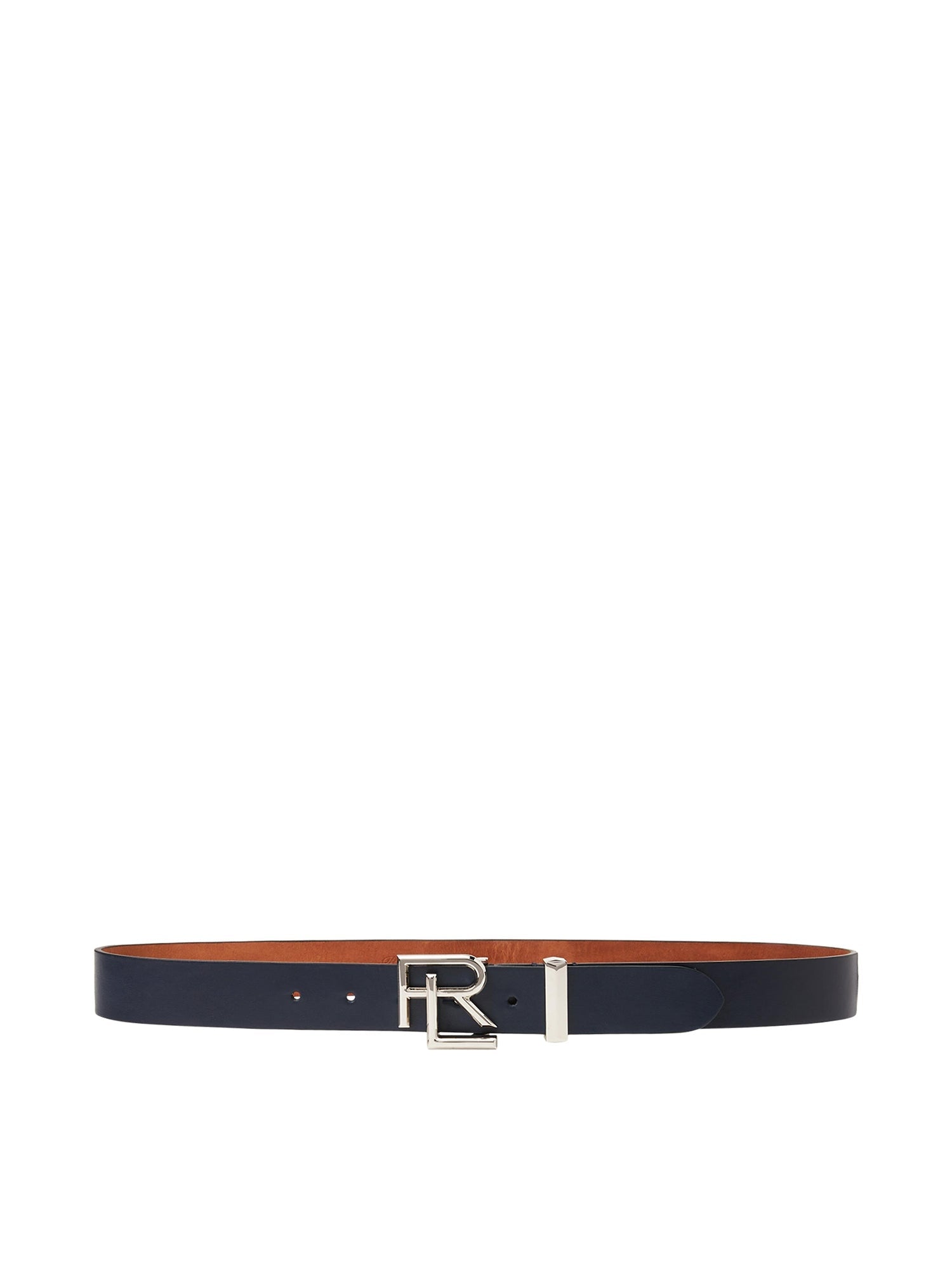 Ceinture RL en cuir bourdé - Ink