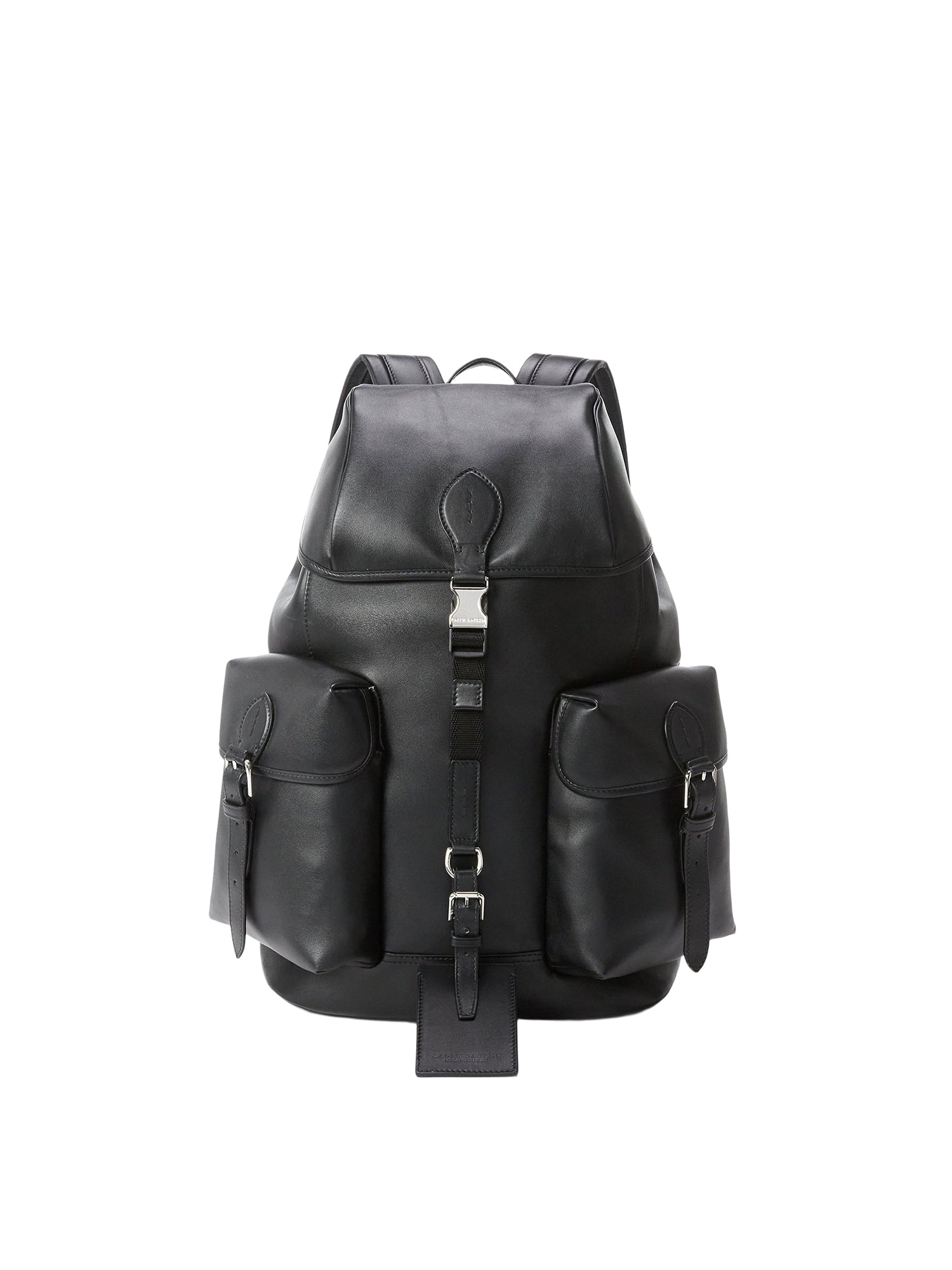 Leather backpack - Black
