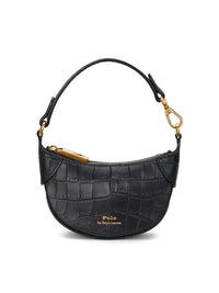 Porte-cartes Polo ID en cuir gauffré - Black
