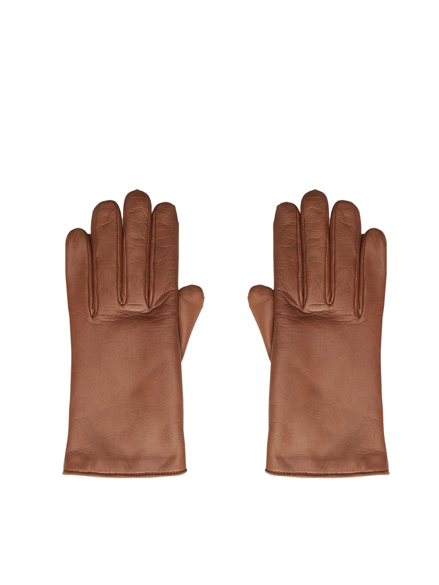 Gants en cuir doublés de cachemire - Gold