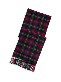 Wool tartan scarf - Red & Multicolour
