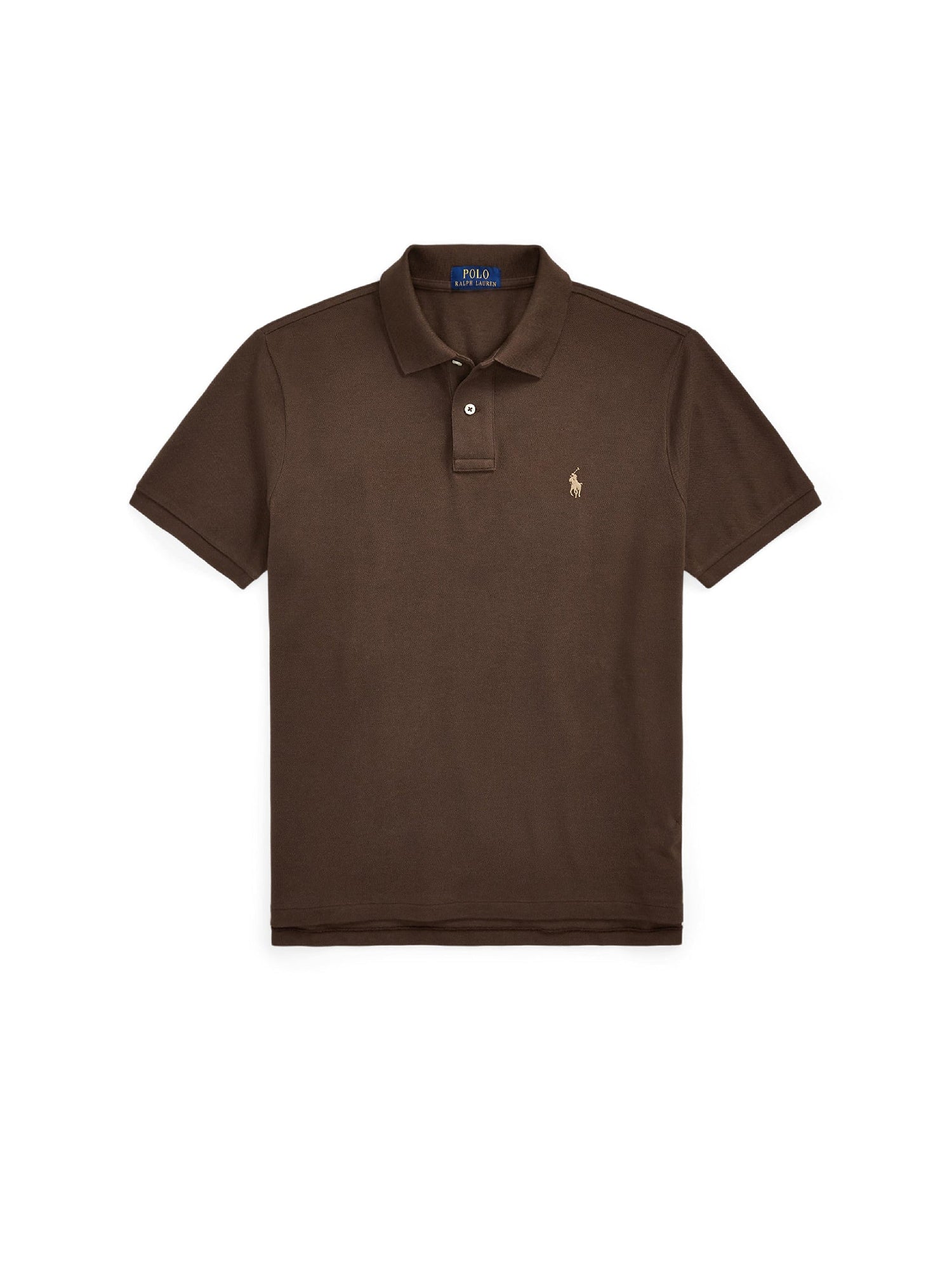 Polo coton piqué Slim Fit - Nutmeg Brown