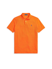 Polo coupe classique en coton piqué - Sailing Orange