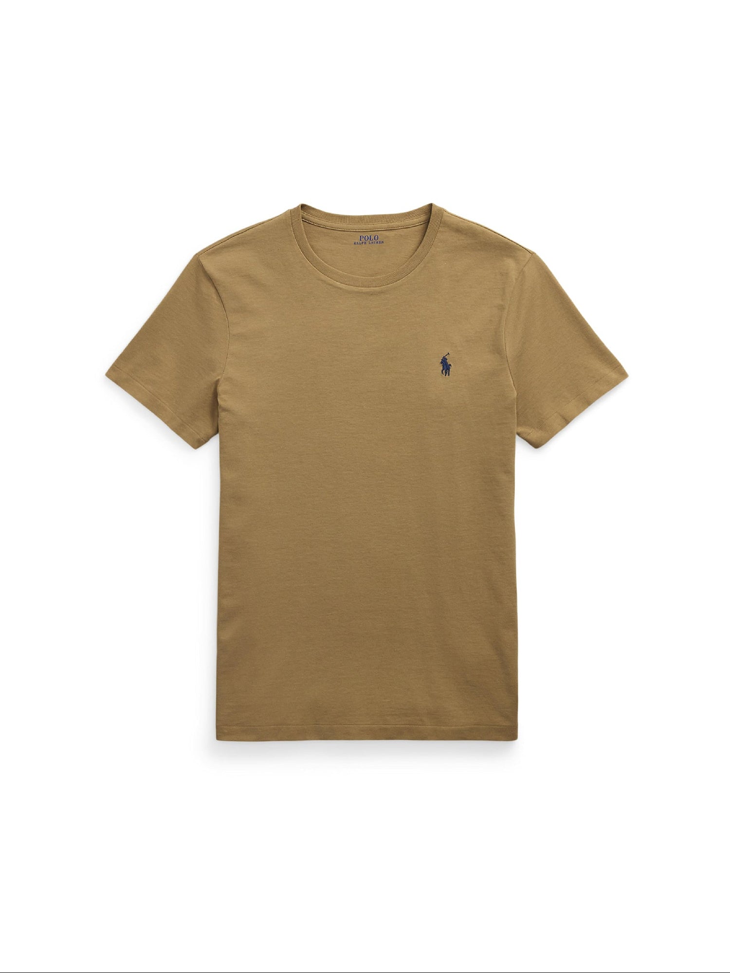 T-shirt col rond jersey Custom Slim Fit - Coastal Beige