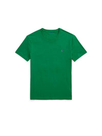 T-shirt col rond jersey Custom Slim Fit - Cruise Green