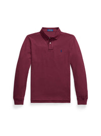 Polo coupe ajustée en piqué - Vintage Port Heather