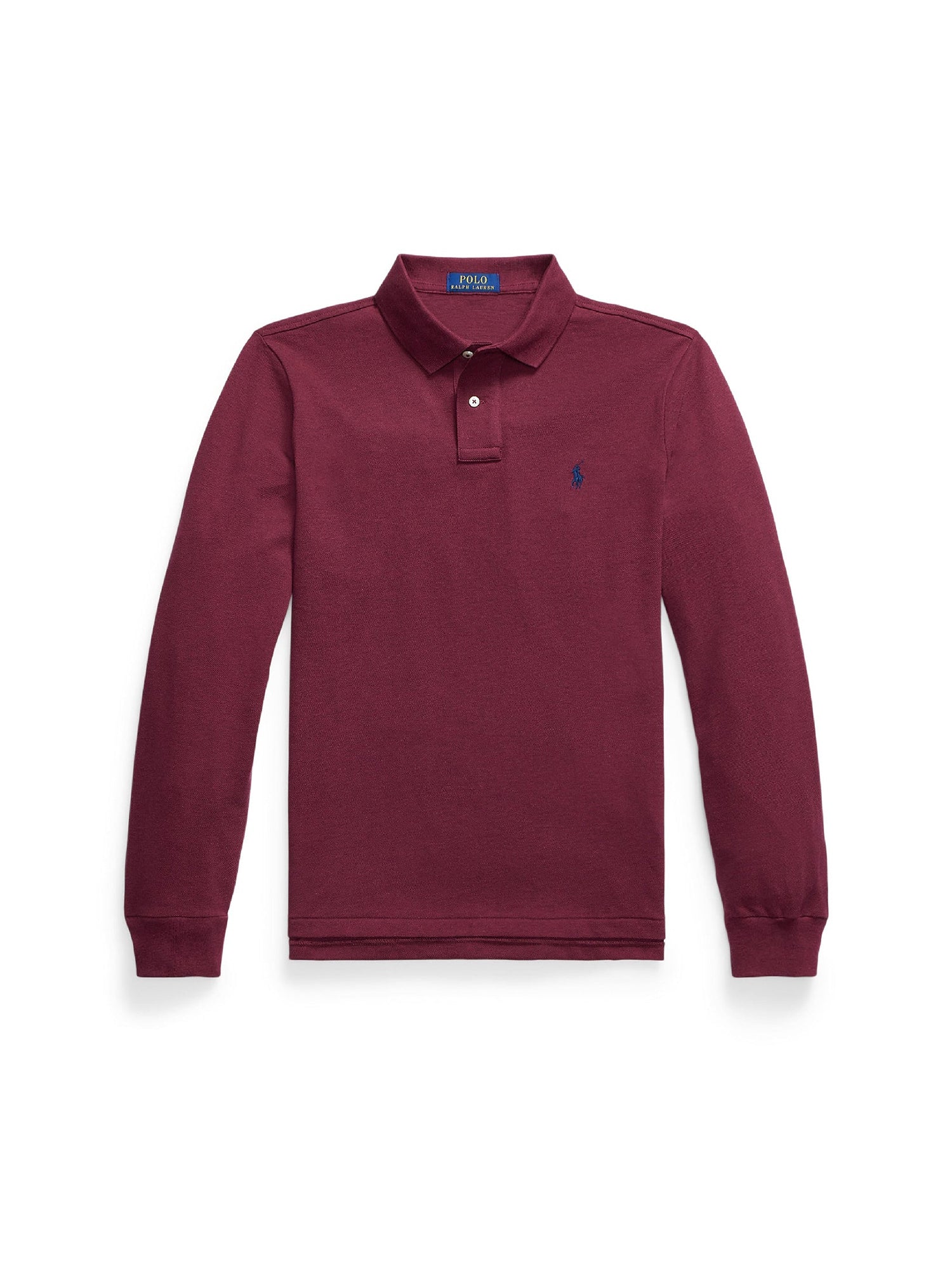 Polo coupe ajustée en piqué - Vintage Port Heather