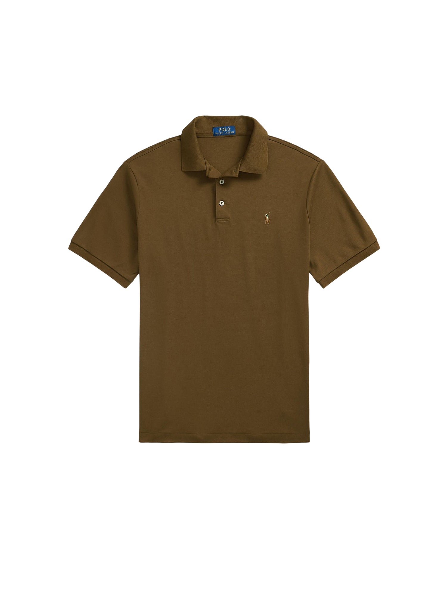 Slim-fit polo shirt - Nature Brown