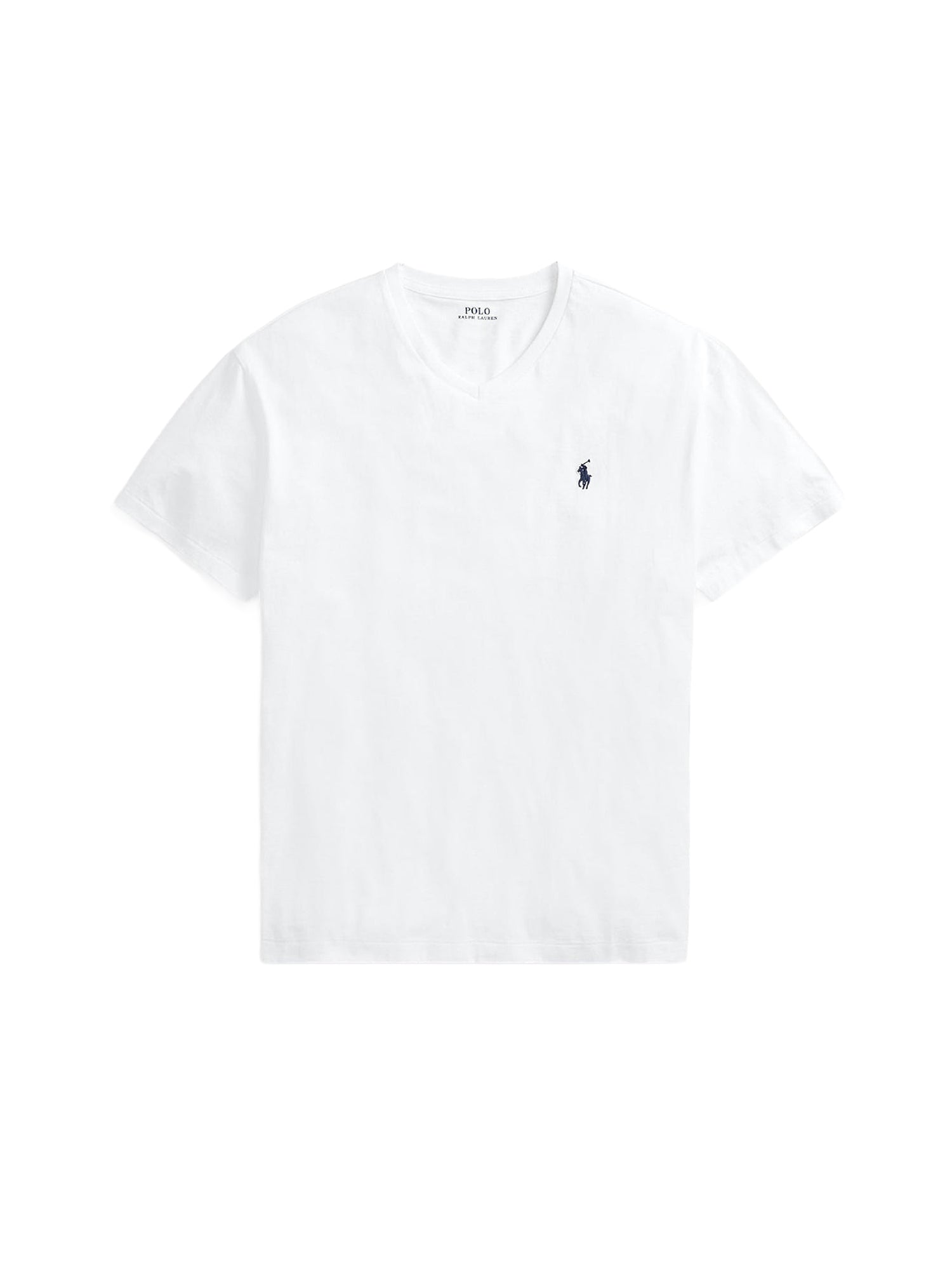 Classic V-neck jersey T-shirt - White