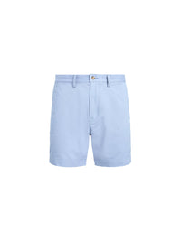 Stretch chino shorts - Channel Blue
