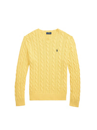Pull en coton torsadé - Fall Yellow