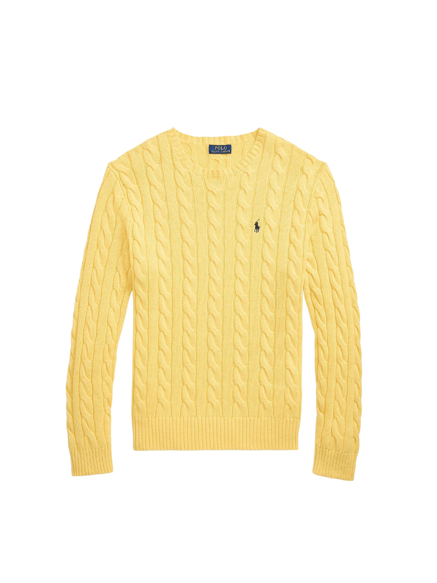 Pull en coton torsadé - Fall Yellow