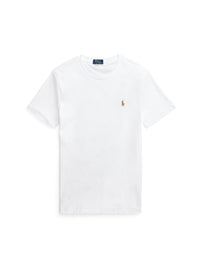 T-shirt coupe ajustée en coton doux - White