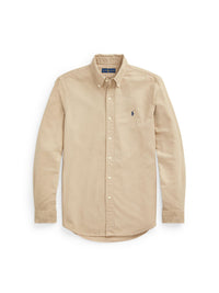 Chemise Oxford ajustée teinte en pièce - Surrey Tan