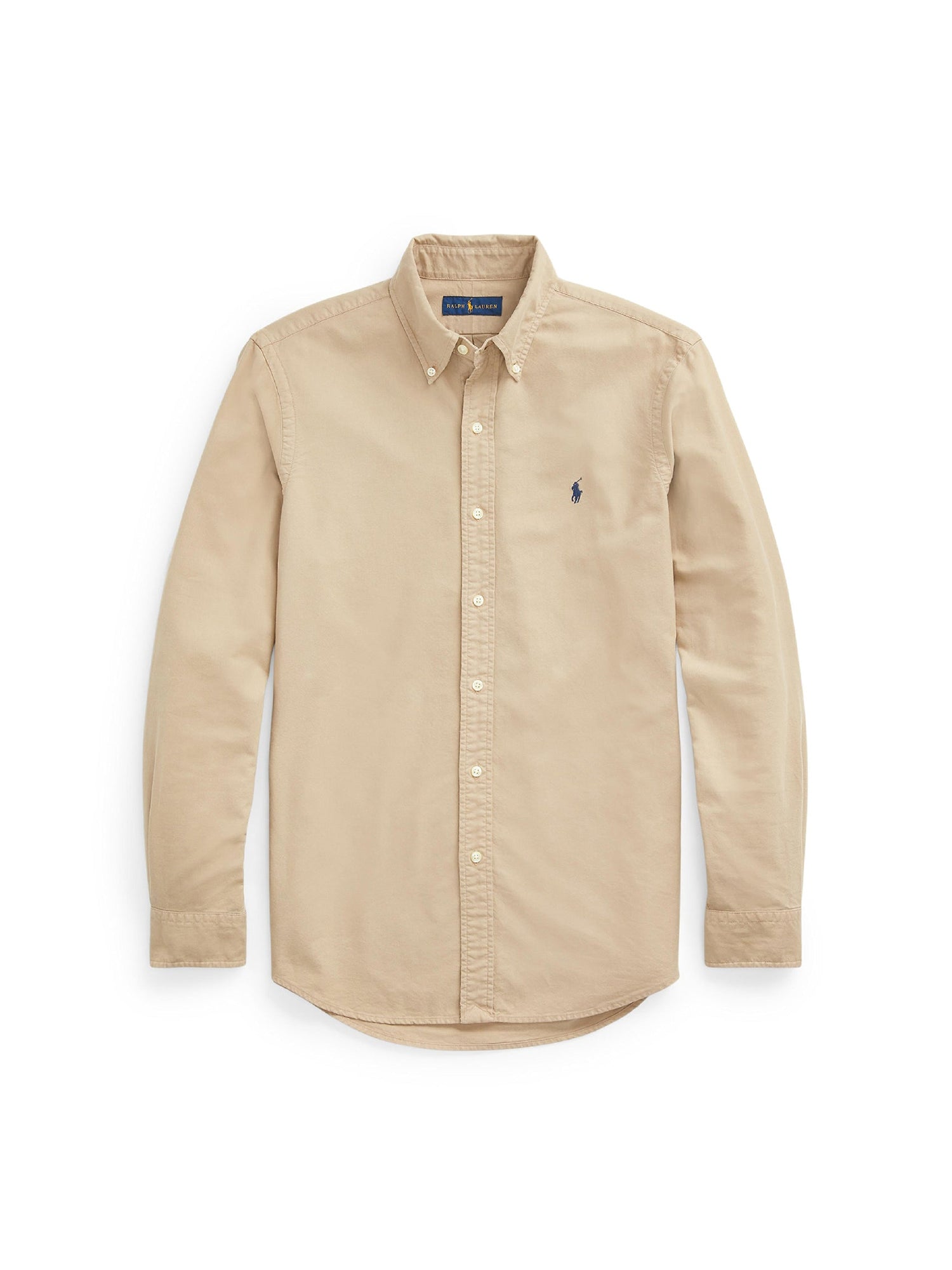 Chemise Oxford ajustée teinte en pièce - Surrey Tan