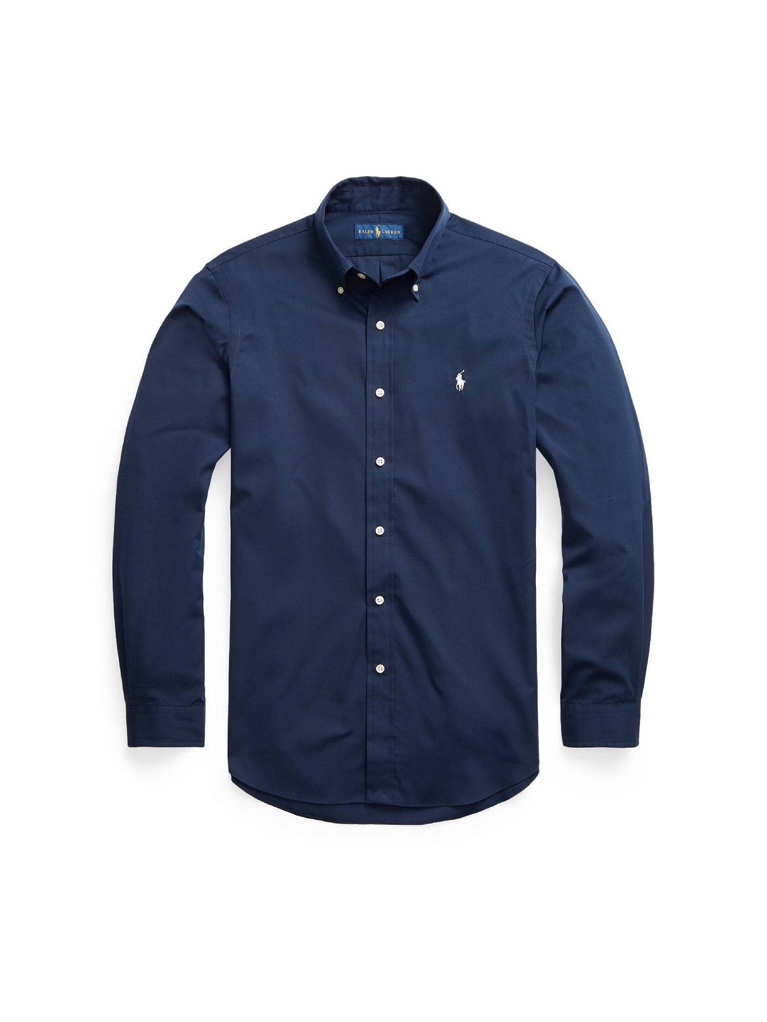 Chemise ajustée en popeline grattée - Refined Navy