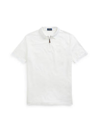 Polo stretch coupe ajustée - White