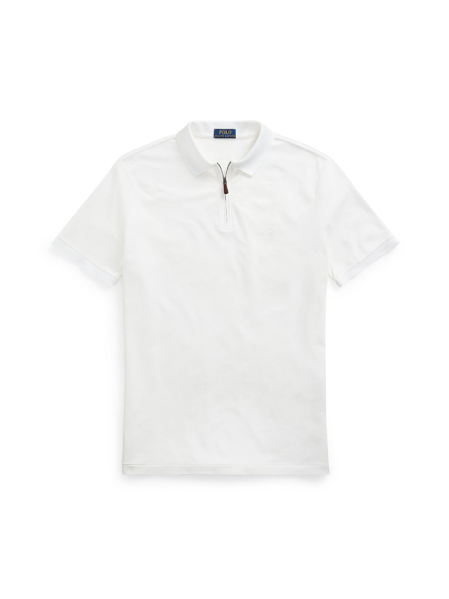 Polo stretch coupe ajustée - White