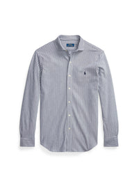 Chemise Oxford rayée coupe ajustée - Newport Navy & White