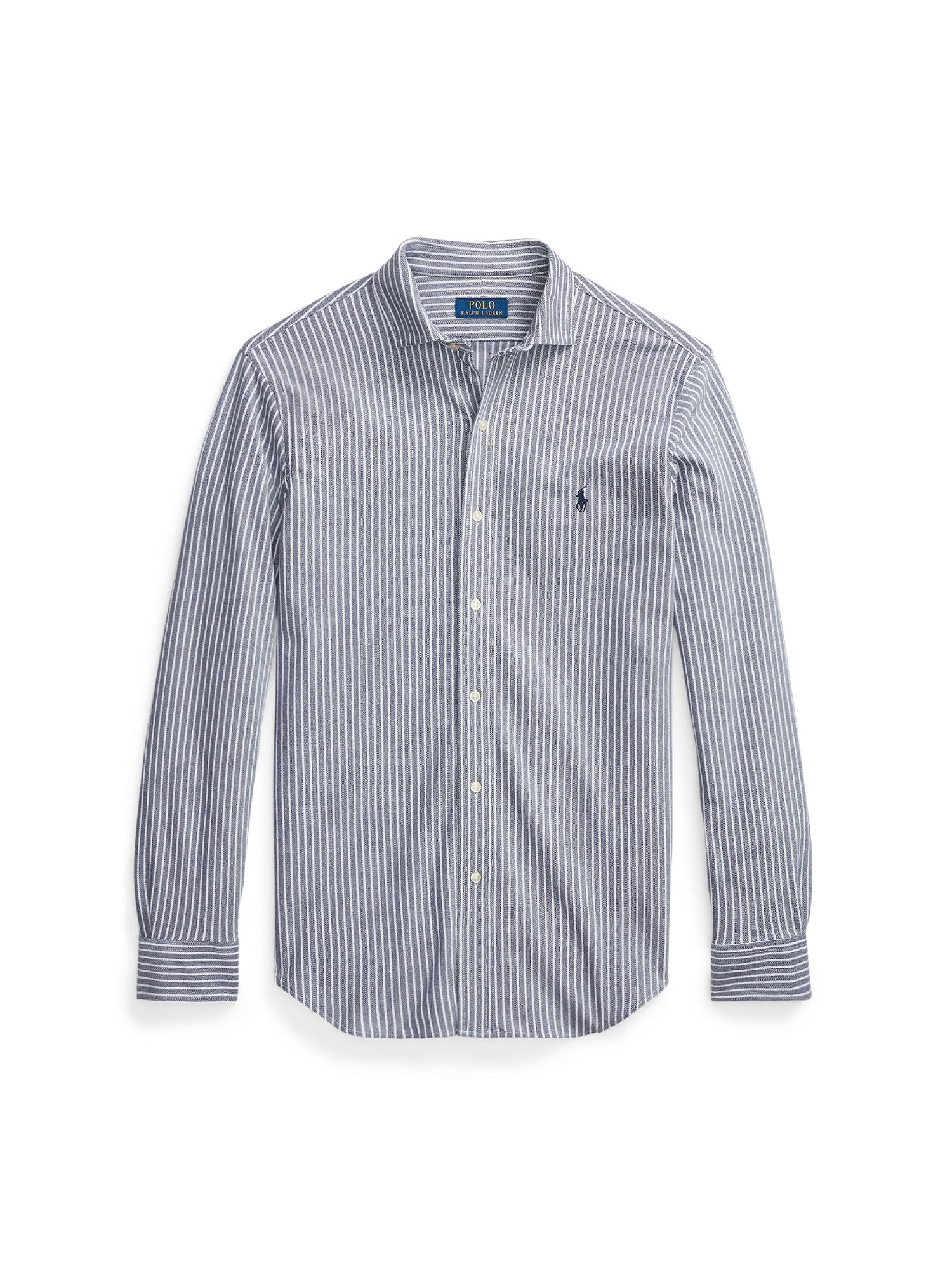 Chemise Oxford rayée coupe ajustée - Newport Navy & White