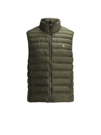 Water-repellent stowable waistcoat - Thermal Green