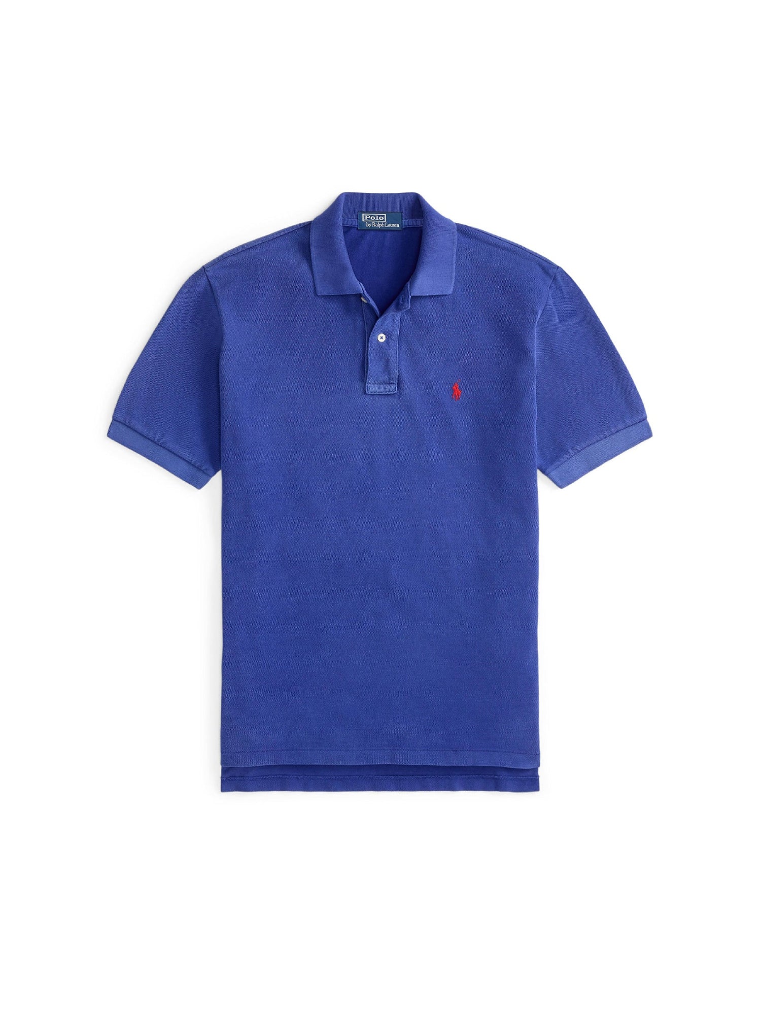 Polo coupe originale en coton piqué - Graphic Royal