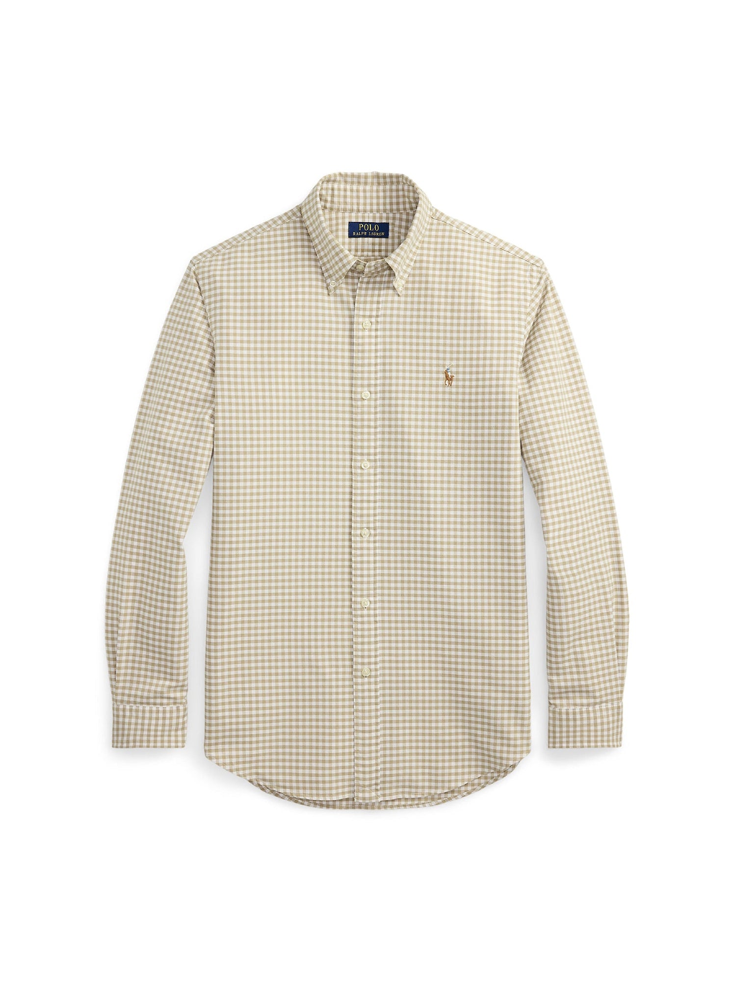 1pcs / NEW // 4338Q COASTAL BEIGE/WHITE SPORT SHIRT LONG SLEEVE SLBDPPCS