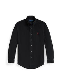 Fitted corduroy shirt - Polo Black