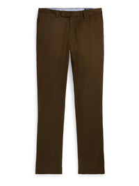 Pantalon Greenwich Slim Fit en chino - Dark Brown