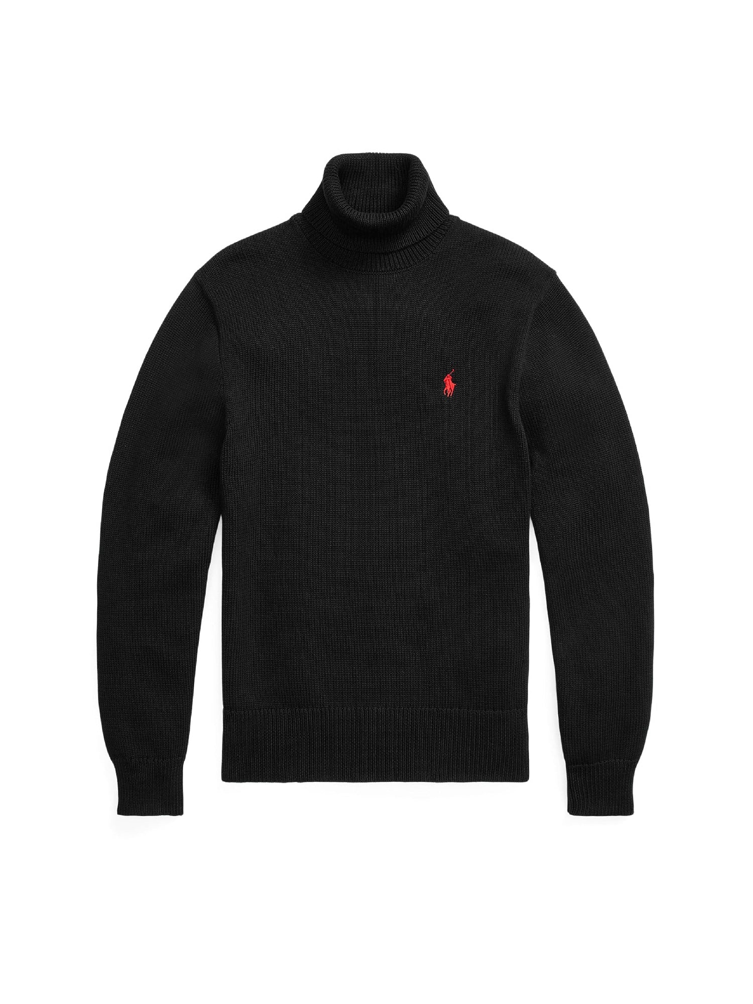 Pull à col roulé en coton - Polo Black