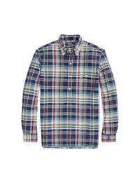 Chemise Classic Fit en coton madras - Navy, Red & Multicolore