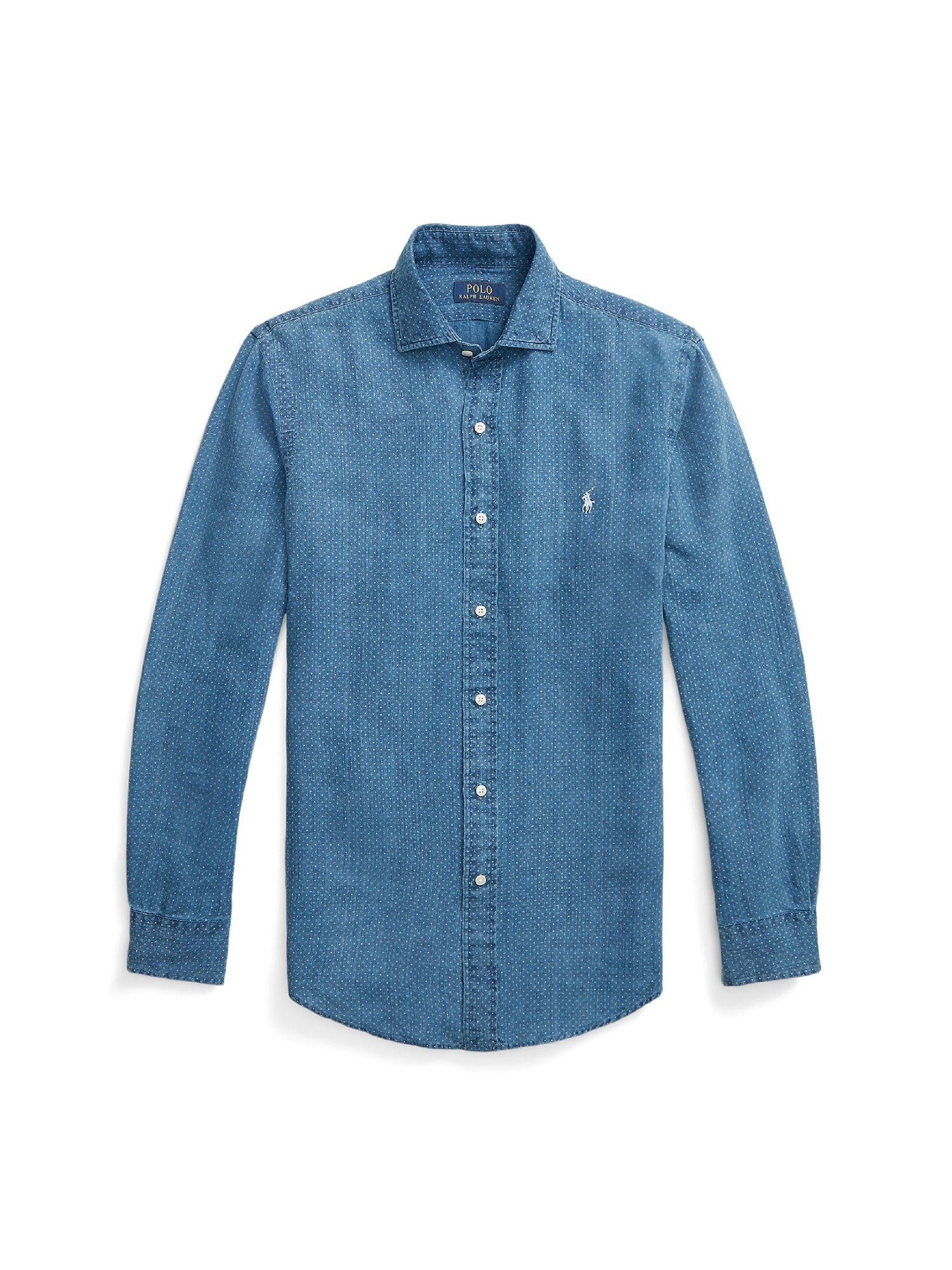 Chemise à pois Custom Fit en lin - Diamond Geo
