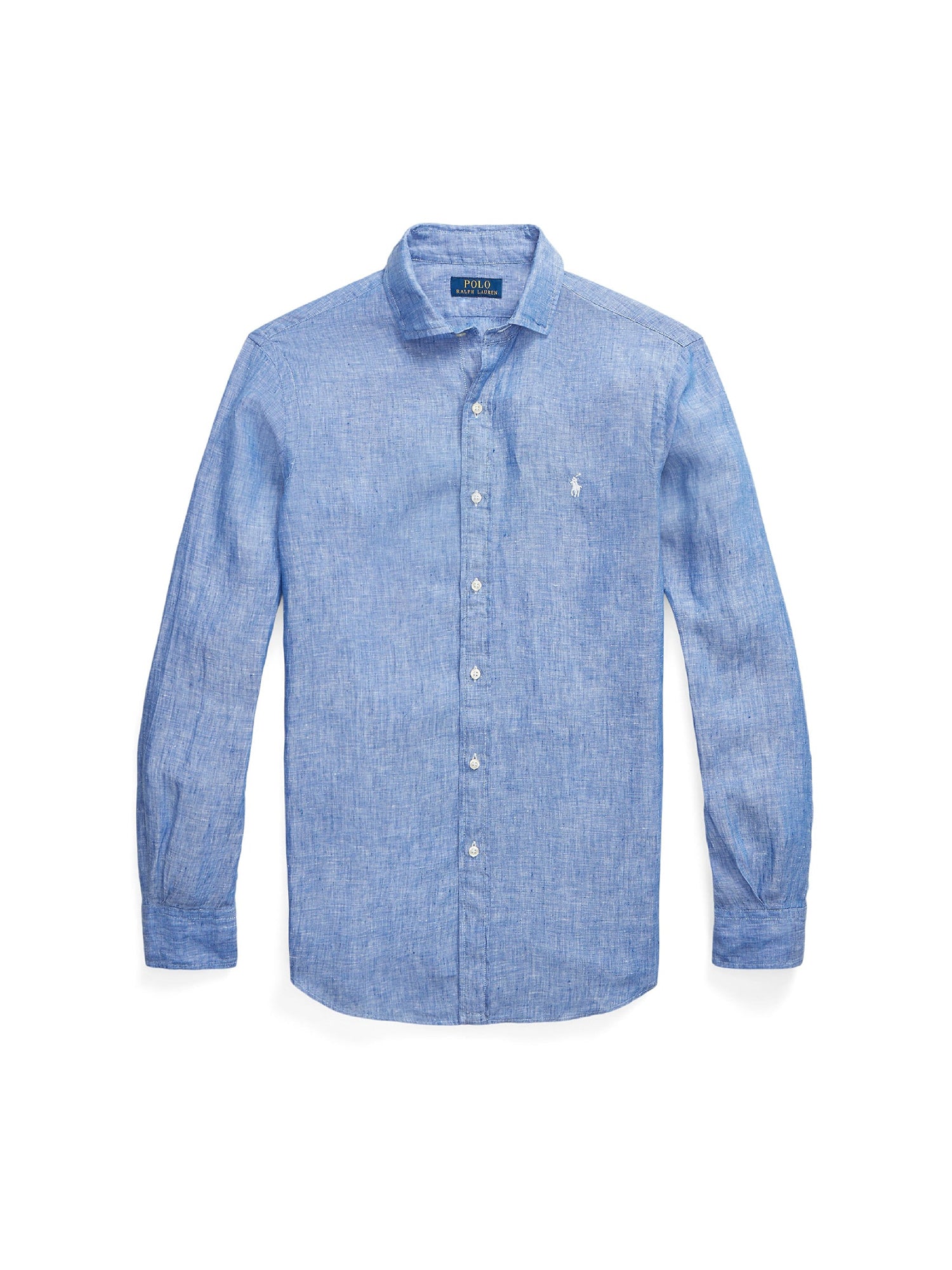 Chemise Custom Fit en lin  - Dark Blue