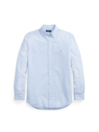 Chemise classique en seersucker - Light Blue & White
