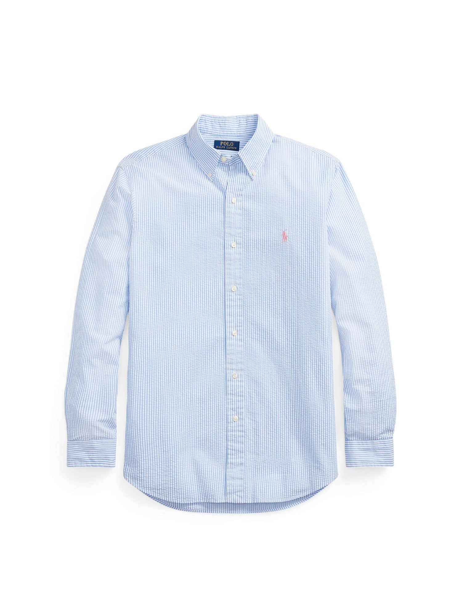 Chemise classique en seersucker - Light Blue & White