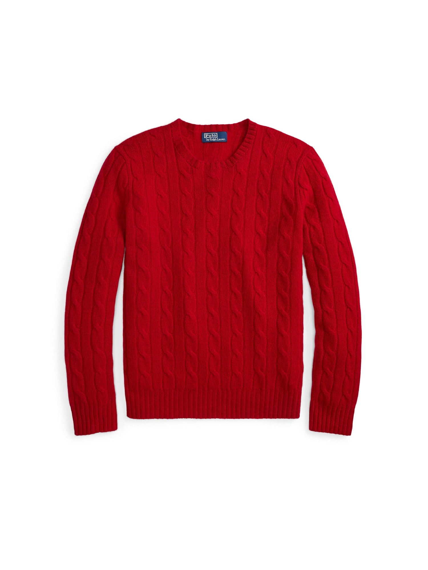 Pull iconique en cachemire torsadé - Park Ave Red