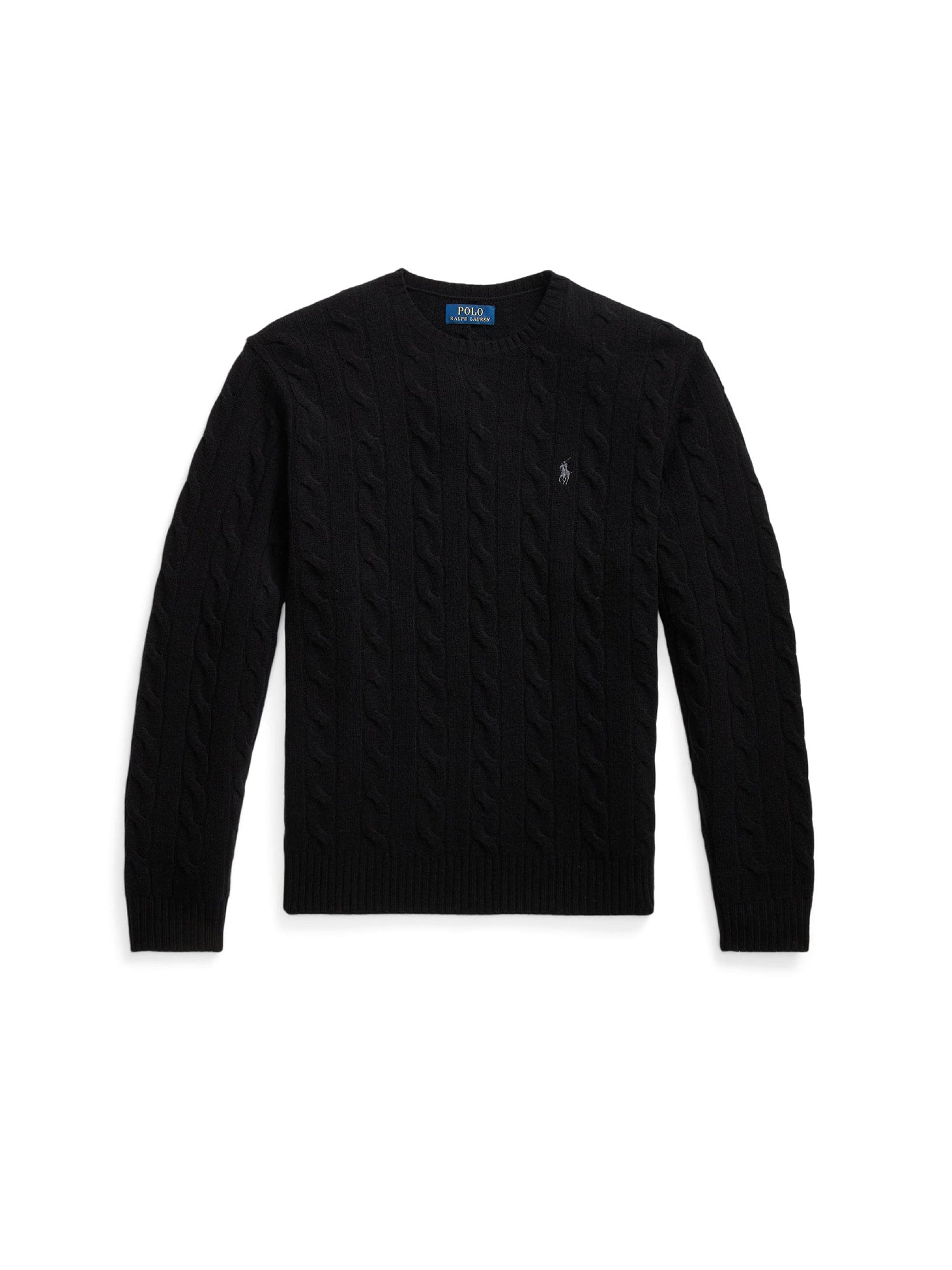 Pull en laine torsadée - Polo Black
