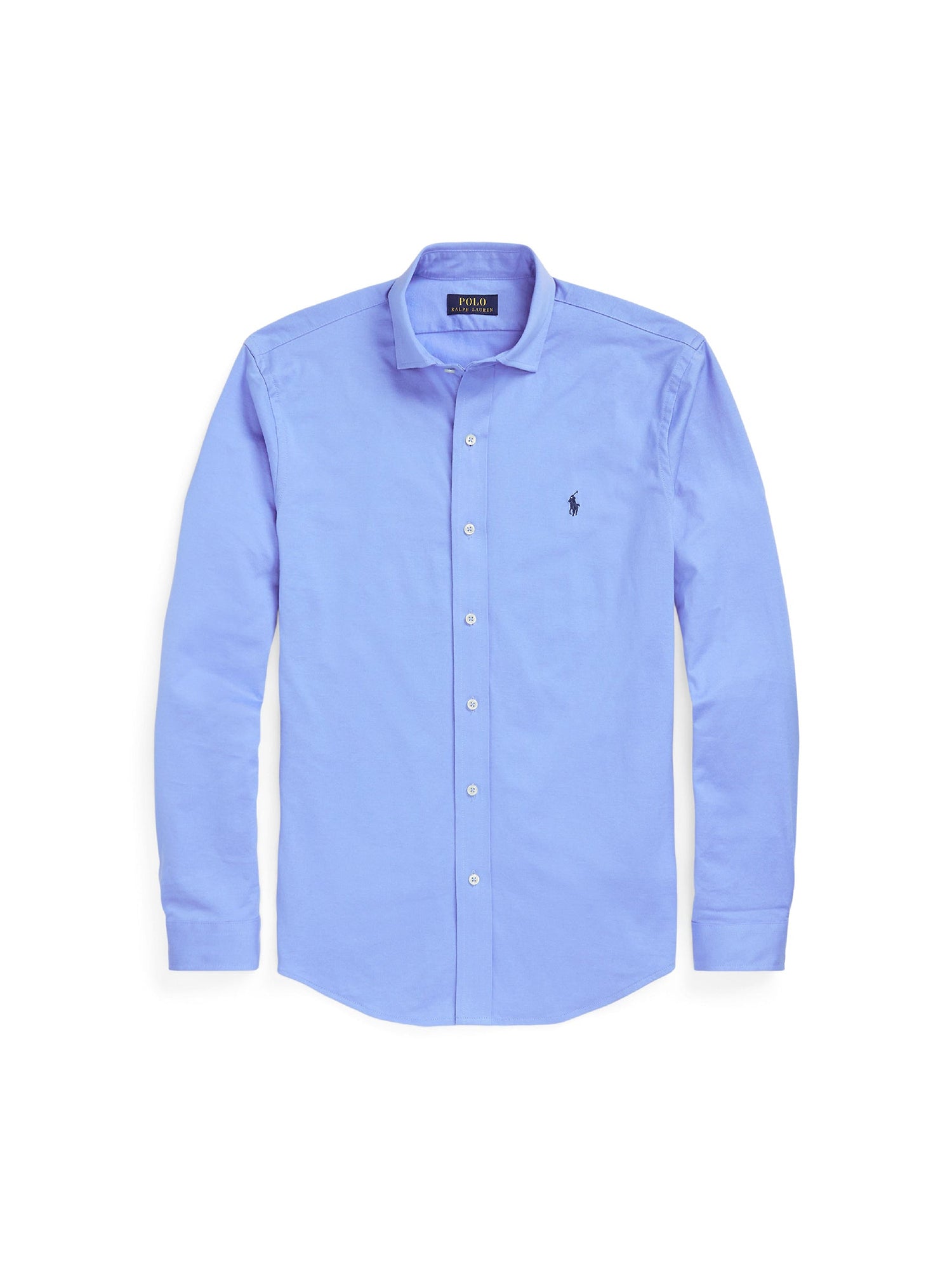Chemise à col évasé en jersey  - Harbor Island Blue