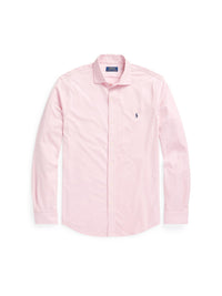 Chemise à col évasé en jersey  - Garden Pink
