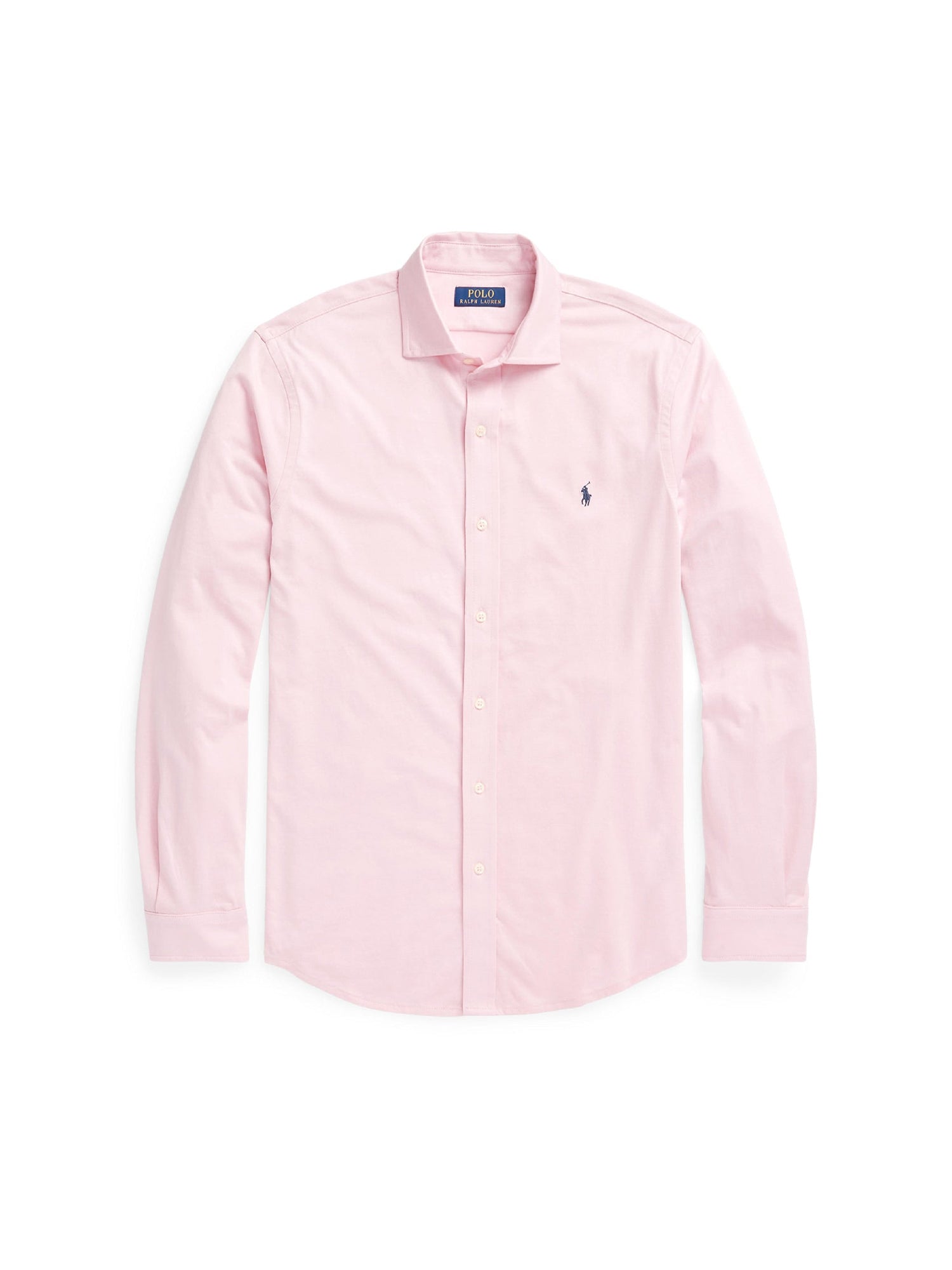 Chemise à col évasé en jersey  - Garden Pink