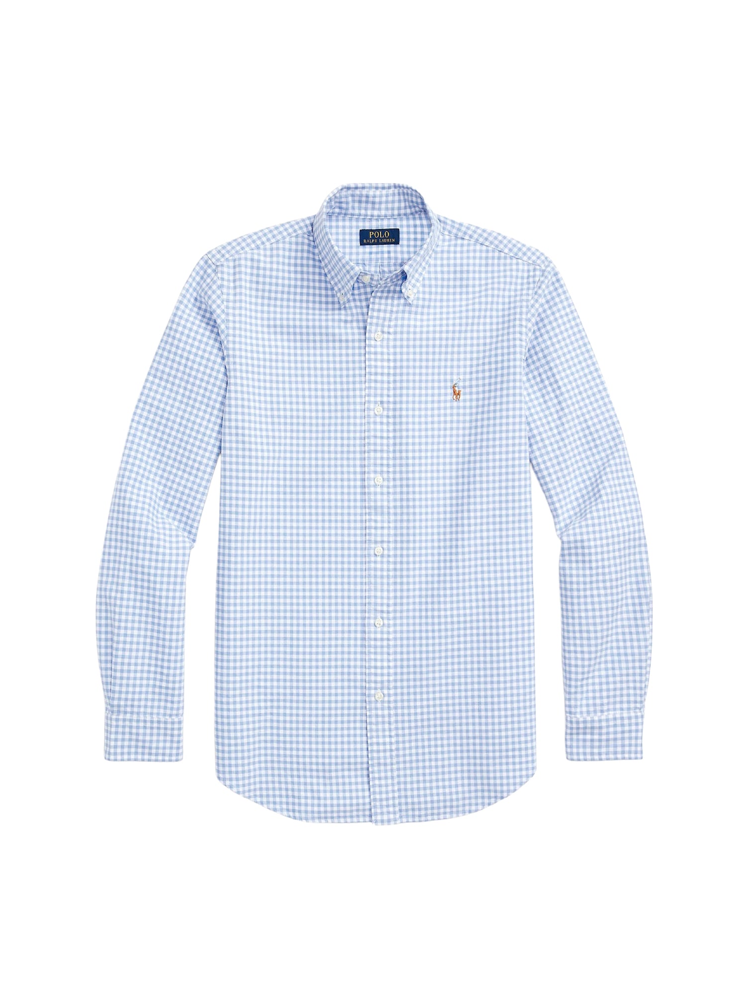 Chemise Oxford vichy ajustée - Light Blue & White