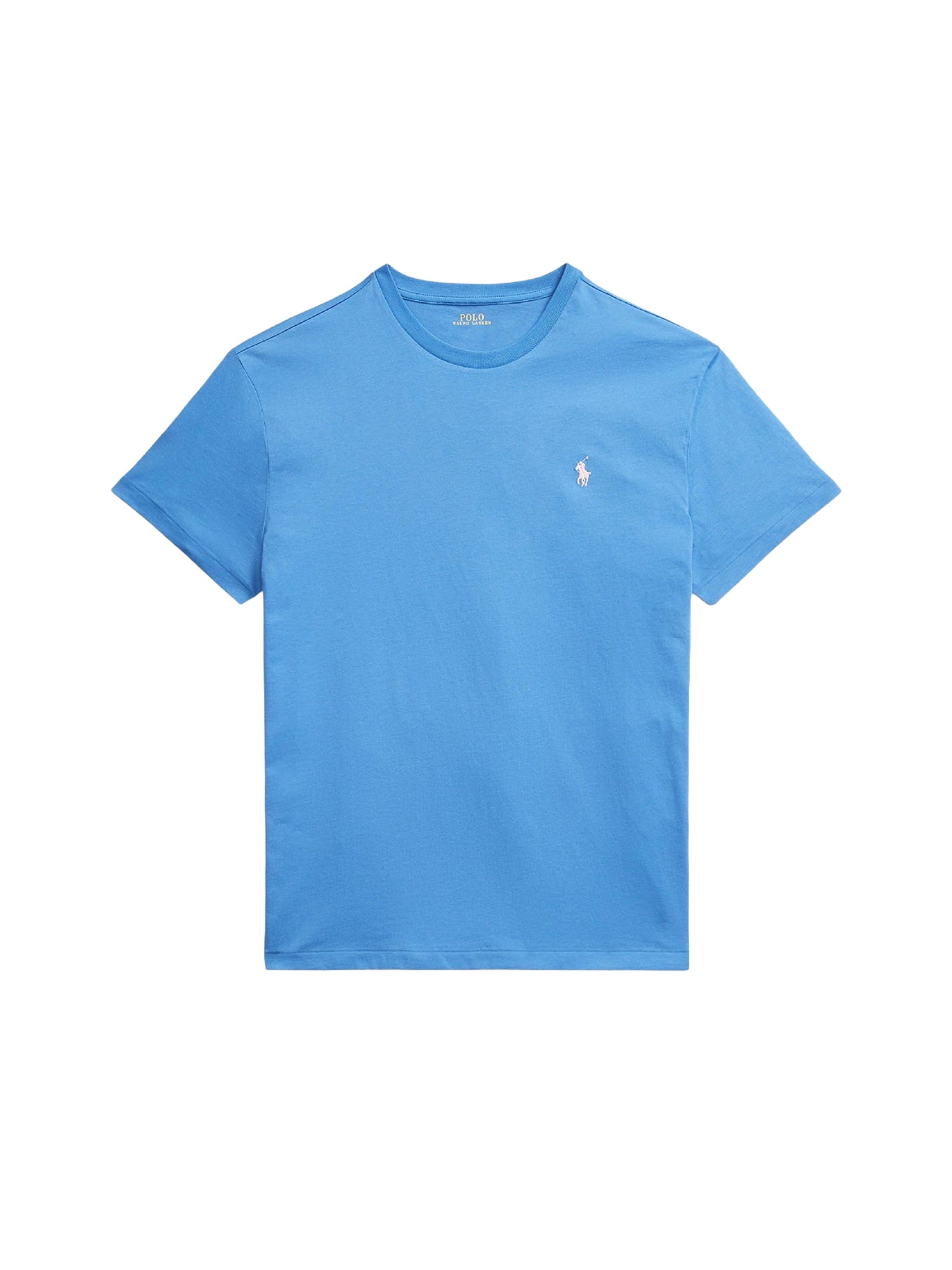 T-shirt en jersey à col rond - New England Blue