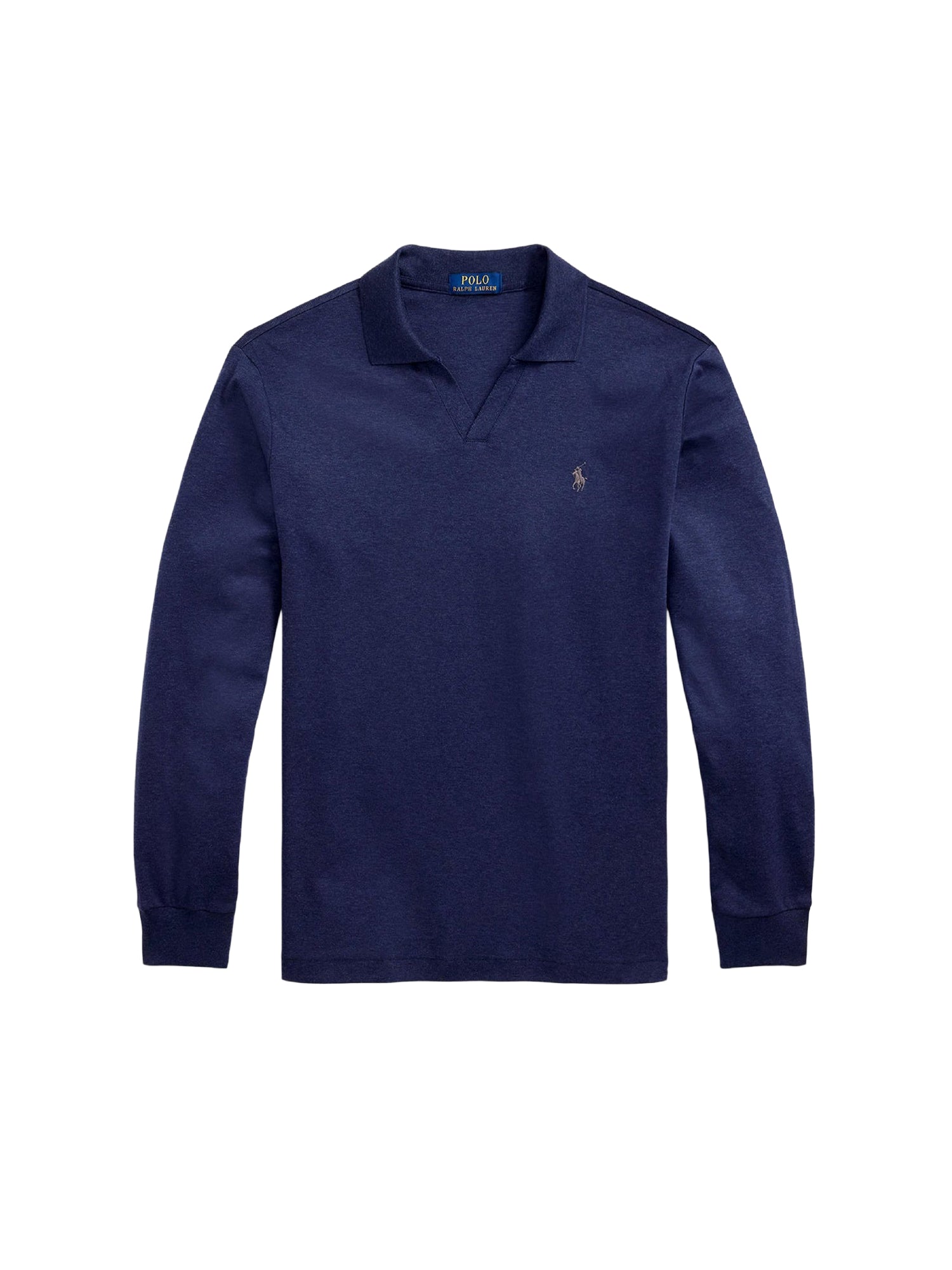 Classic Fit polo shirt in soft cotton - Spring Navy Heather