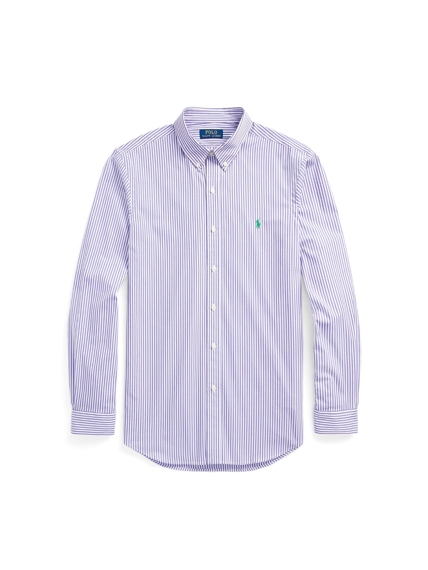 Chemise rayée Slim Fit popeline stretch - Lavender & White