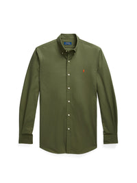 Slim Fit Shirt in stretch poplin - Supply Olive