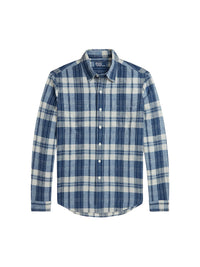 Chemise workwear classique indigo madras - White & Indigo