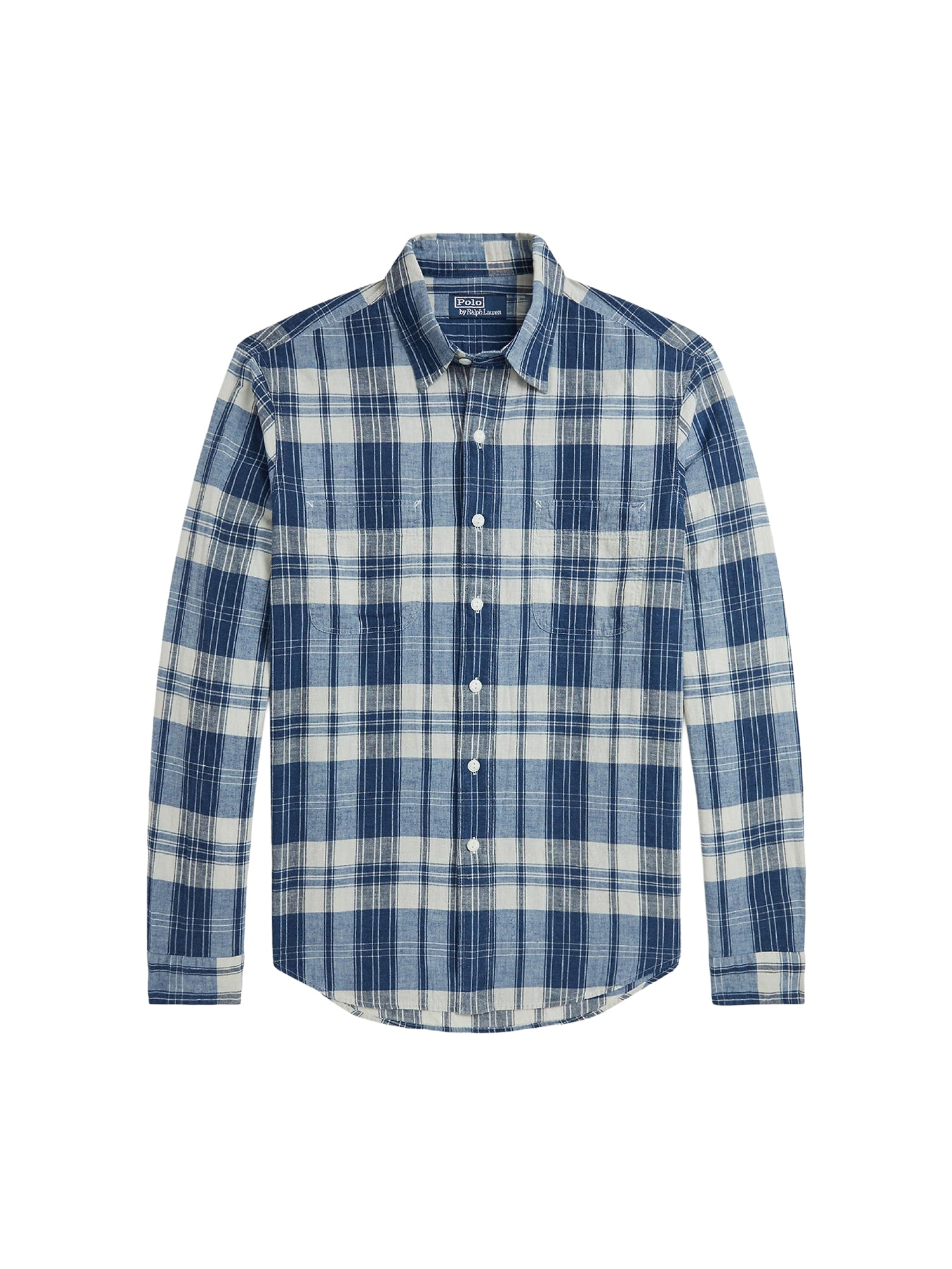 Chemise workwear classique indigo madras - White & Indigo
