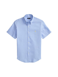 Chemise Custom Fit en lin - Austin Blue