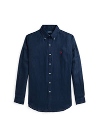 Chemise Slim Fit en lin - Newport Navy