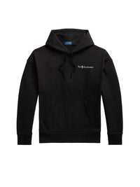 Sweat capuche Relaxed Fit logo en molleton - Polo Black